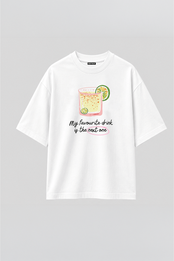 My Favourite Drink Oversized T-Shirt — Botnia