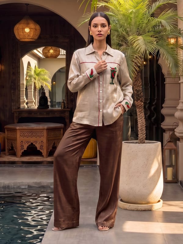 Classic Picante Embroidered Shirt — HOUSE OF FETT