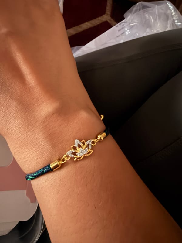 Dori bracelet lotus — SilvPop Jewels