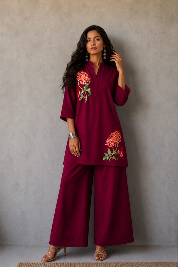 Bloom Kurta Set — LABEL KUHOO