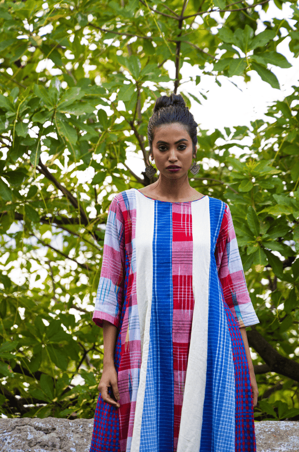 Miss Marvel 16 Panelled Red Dress — 145 East