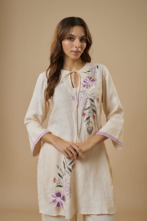 Cream Hemp Coord Set — EWOKE STUDIO