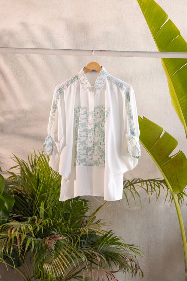 Puzzle Mint Shirt — Shivya K