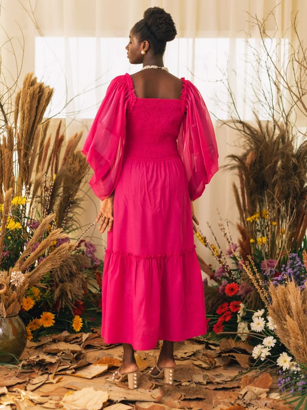 Larissa Pink Dress — HOUSE OF FETT