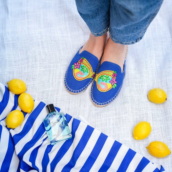 Sunny Espadrilles Blue — PARI PARI