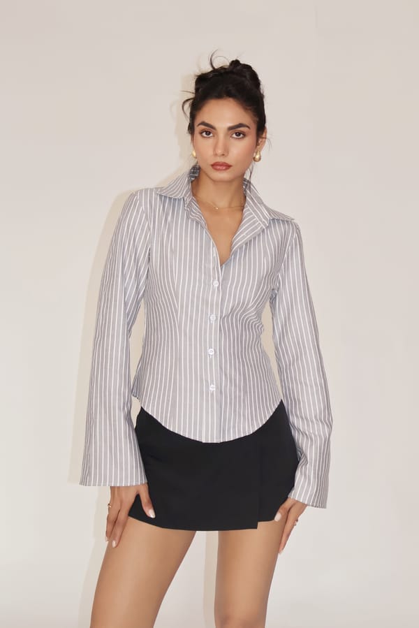 Iris Shirt Slate — Select Staples