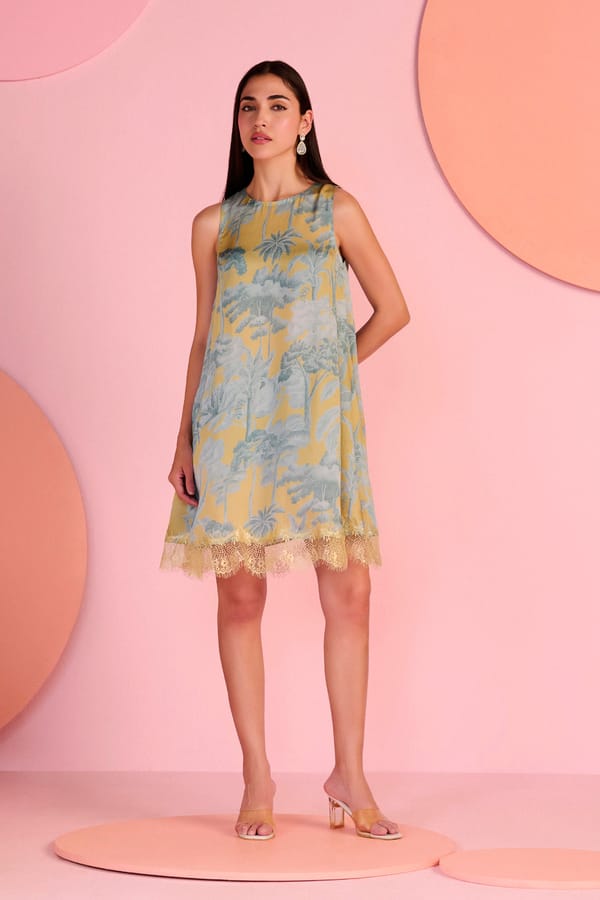 The Olive Lace Dress — House of Soi
