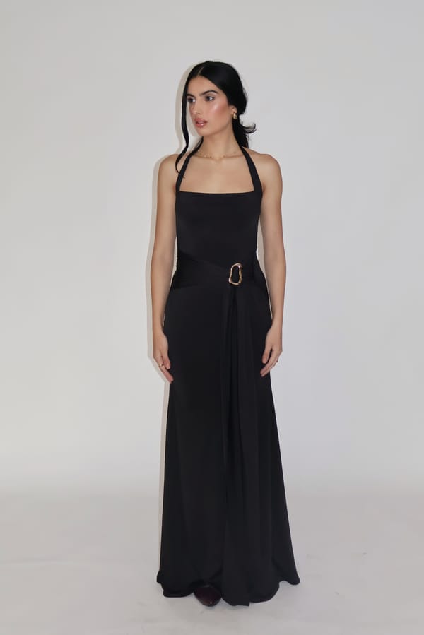 Mimosa Dress Onyx — Select Staples