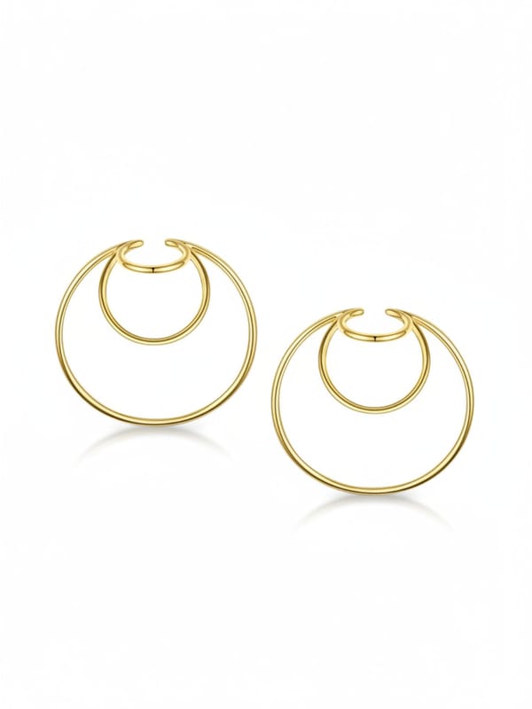 Three Ring Ear Clips — Cao Jewellery
