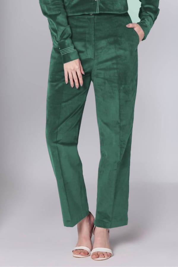Emerald Charm Trousers — Julo