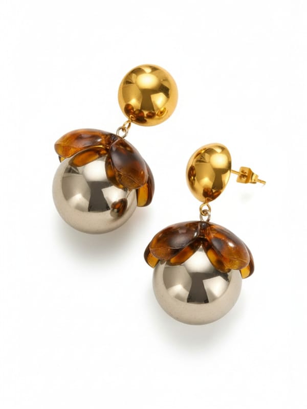 Romantic Ball Earrings — Cao Jewellery