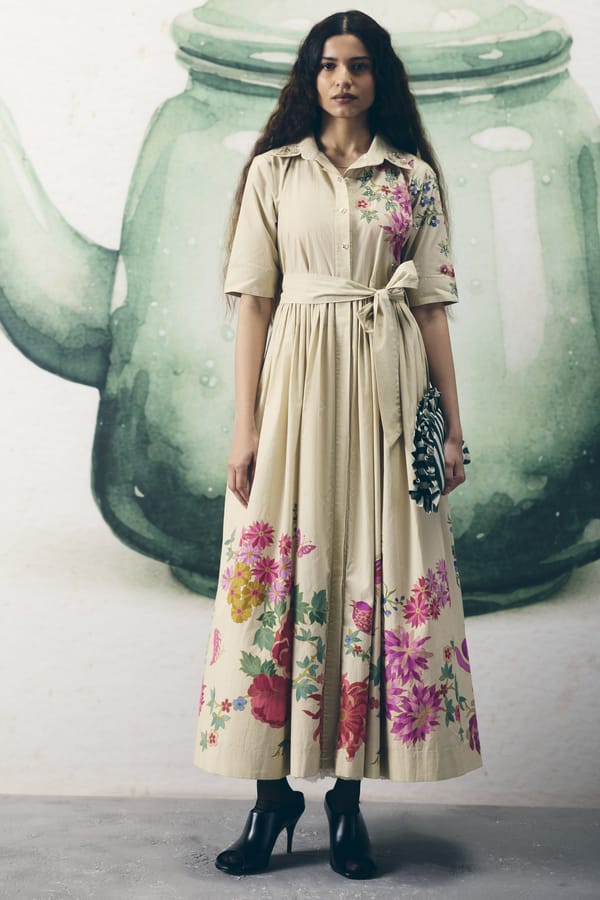 Moonflower Tie Dress — Paulmi and Harsh