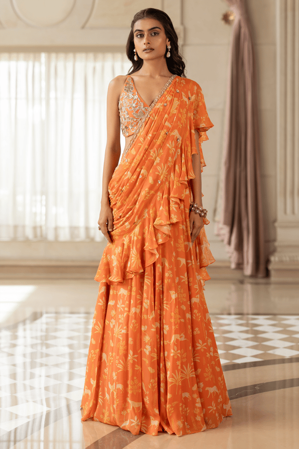 Tatiana Saree Set — Paulmi and Harsh