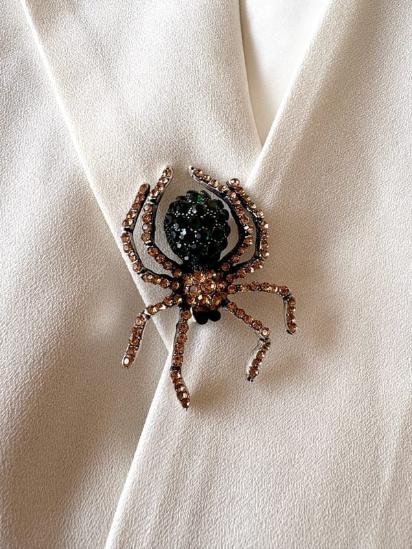 Crab Studded Brooch — Amossh
