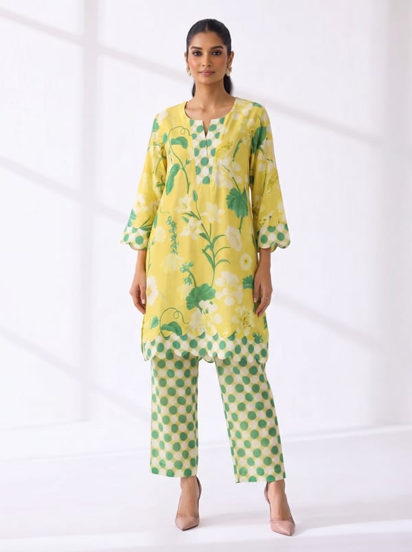 Sunlit Bloom Co-Cord Set — SURABHI ARYA