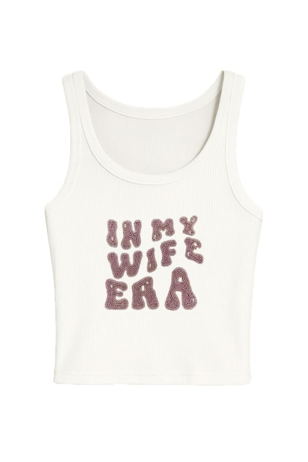 Tank Top Wife Era (Pink Sequin) — Past Modern