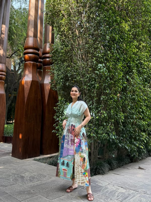 Bonita Dress In Casa Parade Print — GAIMA LABEL