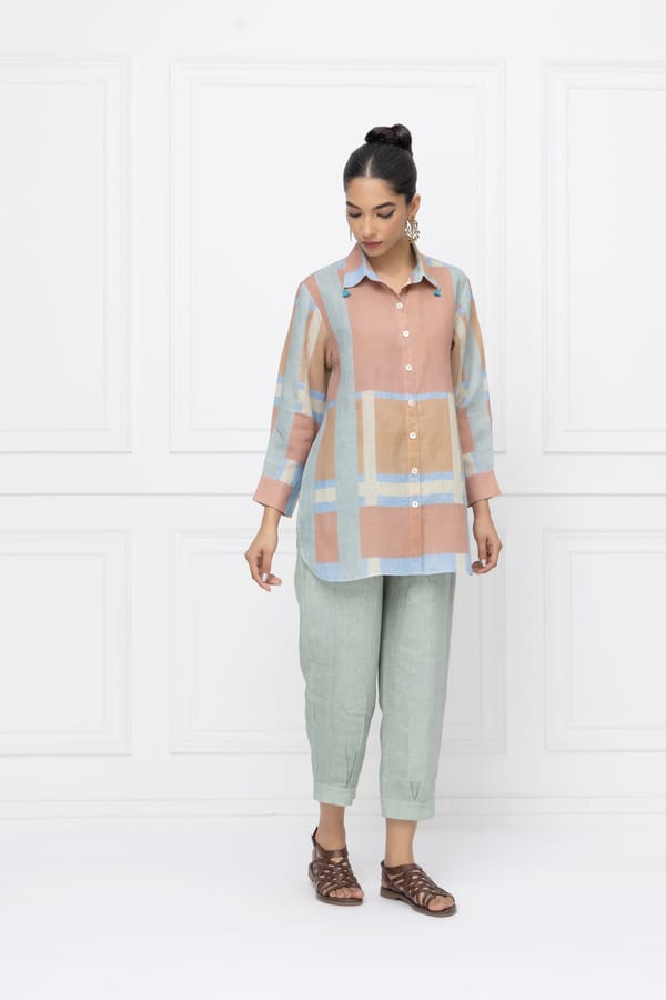 Clay Cord Top + Pant Set — Jungle Marigold