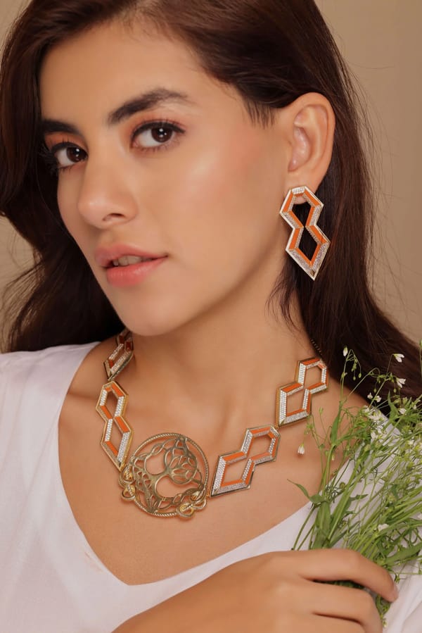 Le Losange Neckpiece — GAURISH BESPOKE JEWELLERY