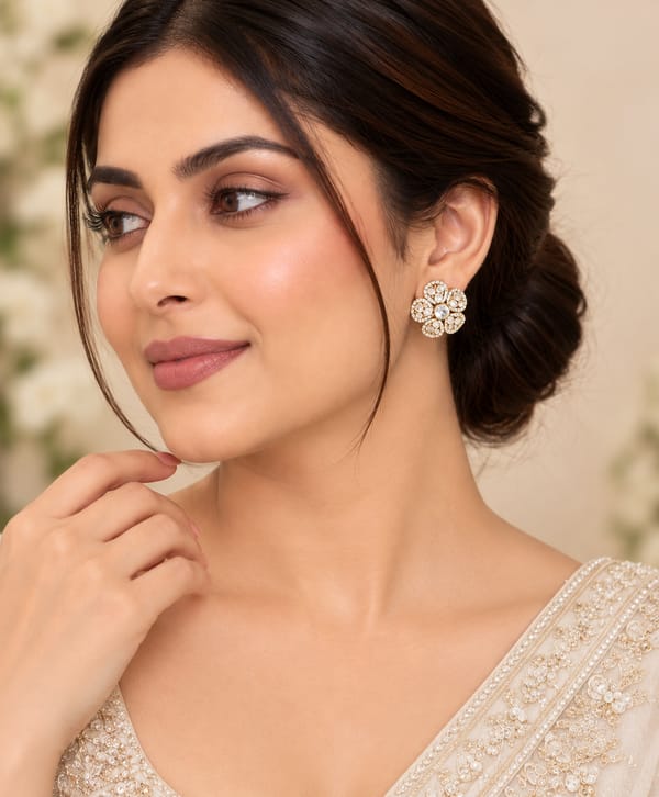 Polki Studs — The Glam by Mansha