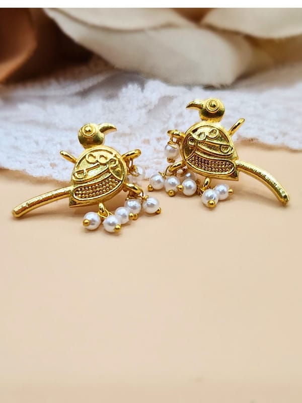 Viana Jewels Pearlie Bird Earrings — Viana Jewels