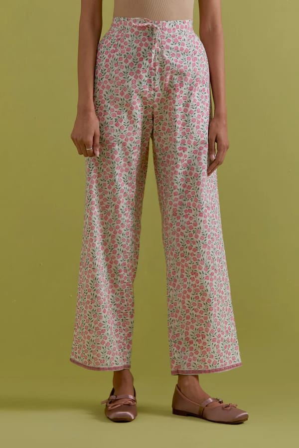 Cotton Straight Pants — Upavita