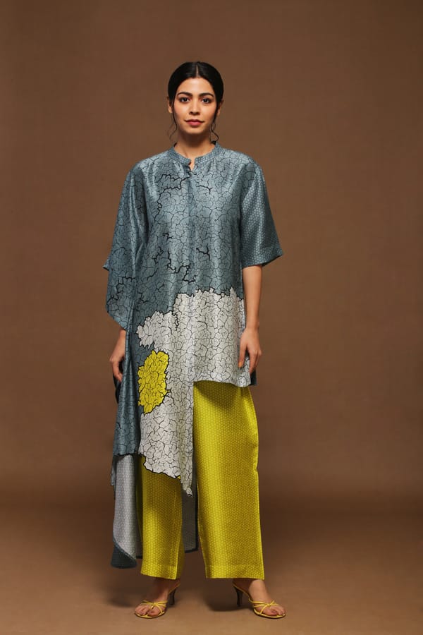 Plush Untangle Yellow Indigo — CLOS