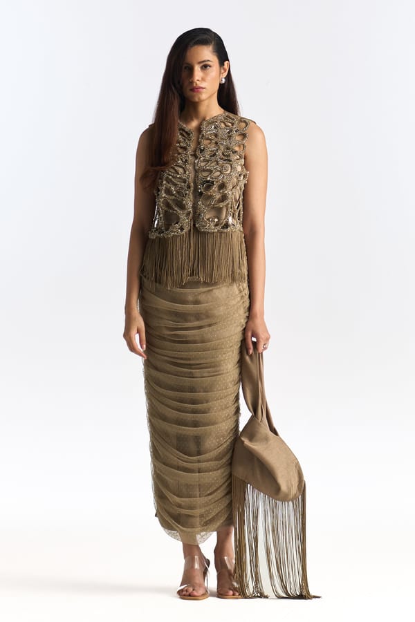 Facet Jacket With Bralet & Carat Skirt — Our Love