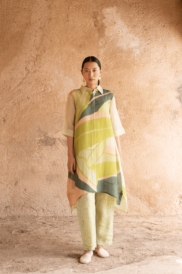 Prism Tropical Forest Kurta Set — CLOS