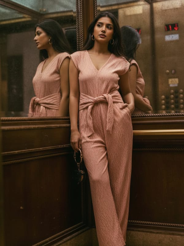 Salmony Jumpsuit — HOUSE OF FETT
