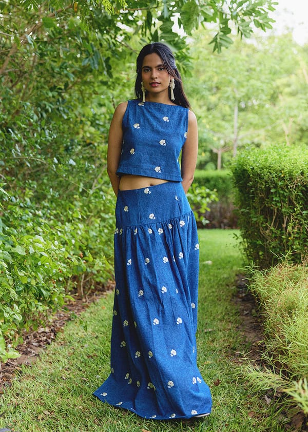 Blue Meadow Co-ord — OSE STUDIO