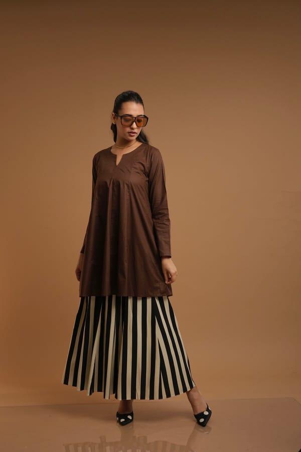 Choco Kali Kurta/Skirt — D Mak