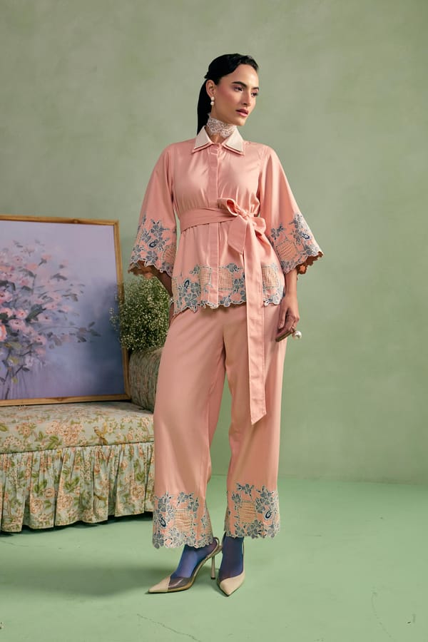 Blush Bloom Co-ord Set — SURABHI ARYA