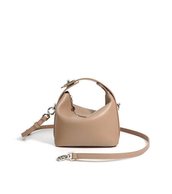 Liora- Ladies Leather Handbag Smoke Powder — Favori