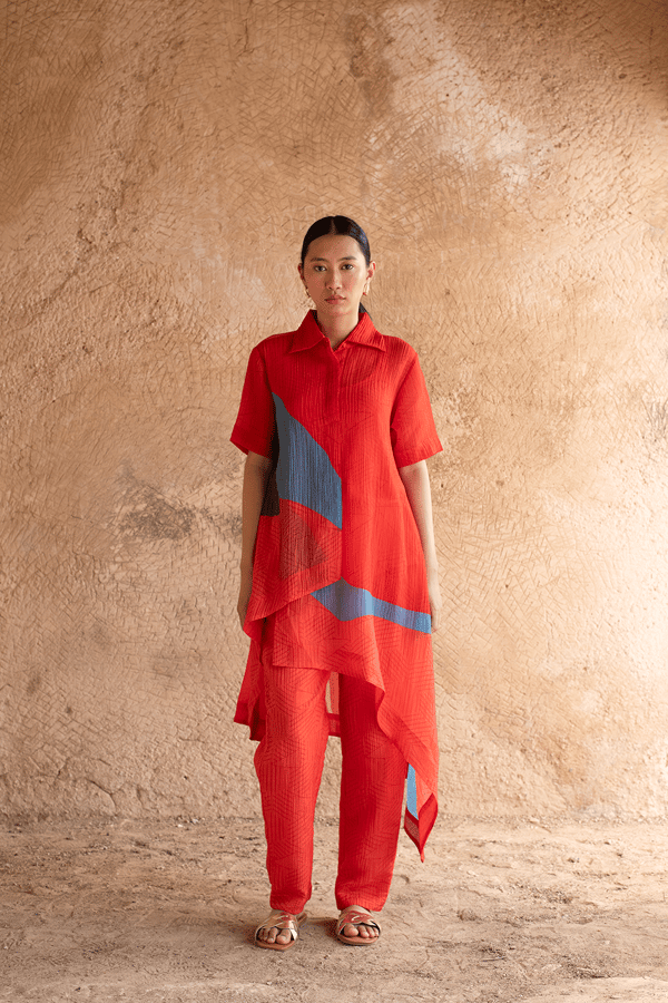 Burning Red Kurta Sets — CLOS