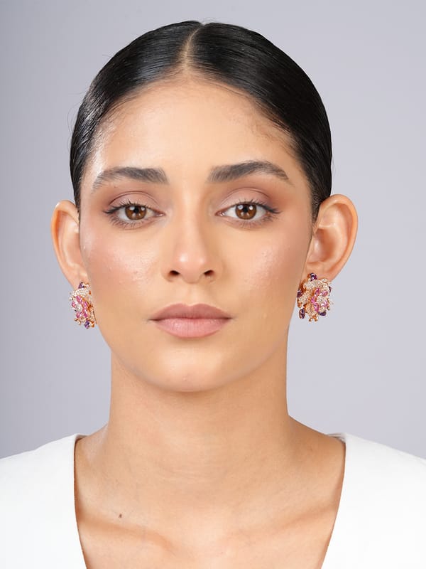 Twilight Bloom Studs — Cao Jewellery