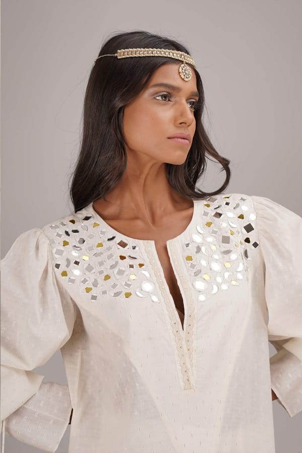 A Line Lurex Kurta — Kyra