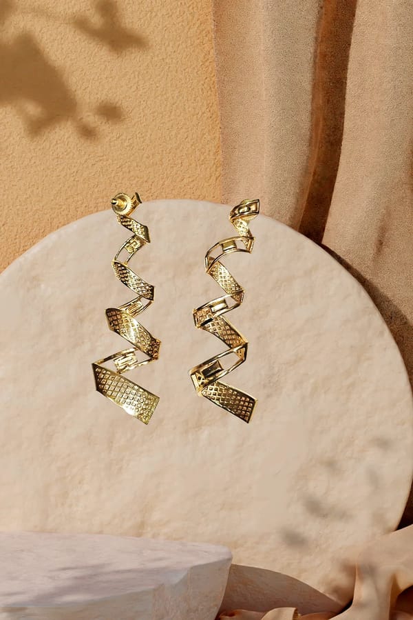 Spiralle Earrings — GAURISH BESPOKE JEWELLERY