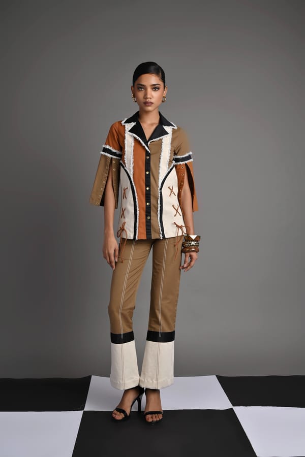 Sierra Edge Panel Top — Veera Wear