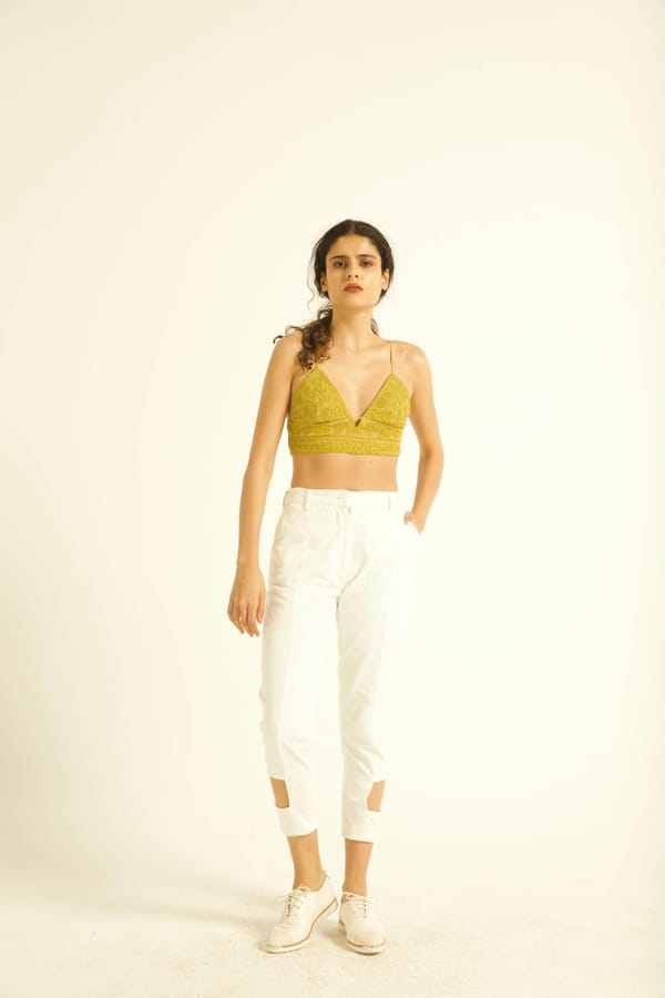 Cutout Corduroy Pant — Dash and Dot