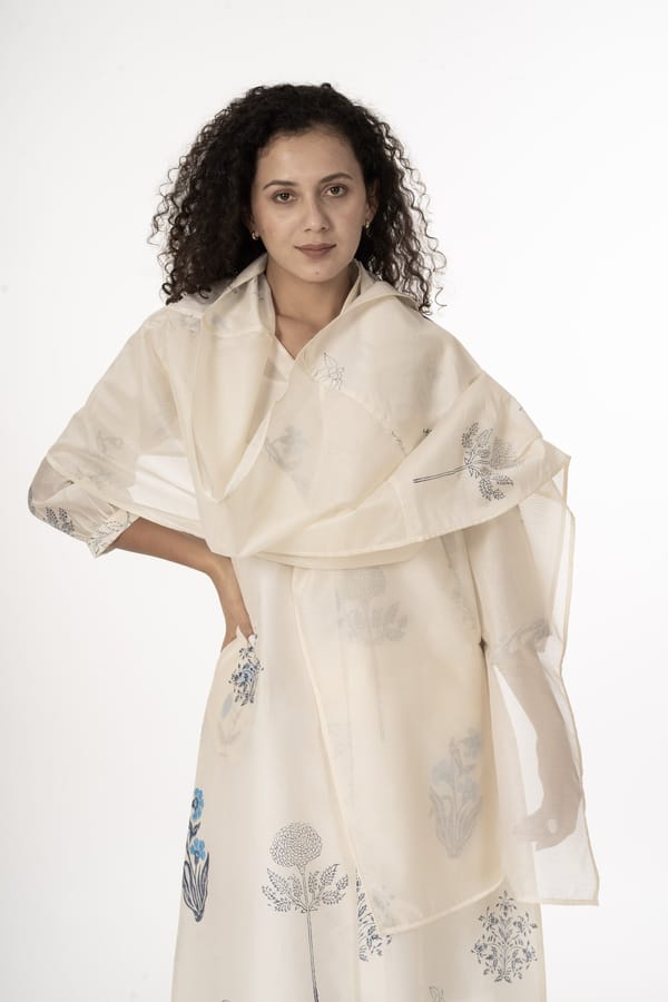 Moonflower Ivory Set Co-ord — Khat