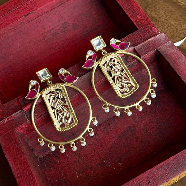 Akasha Statement Dangler Earrings — Sadgi