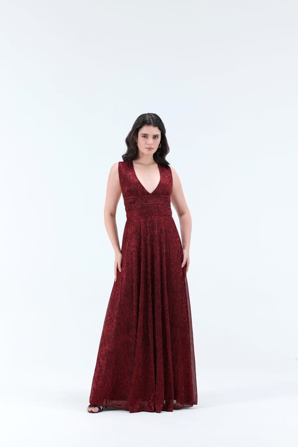 Victoire Flared Maxi Dress — Xaya