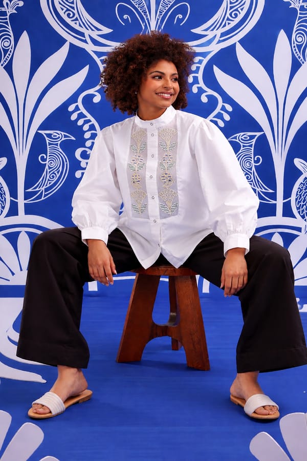 Celeste Bloom Shirt — ANISETTE
