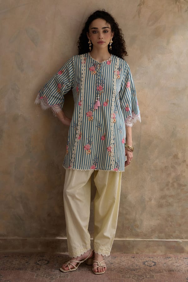 Gul Cream Farshi Salwar — AVERIE