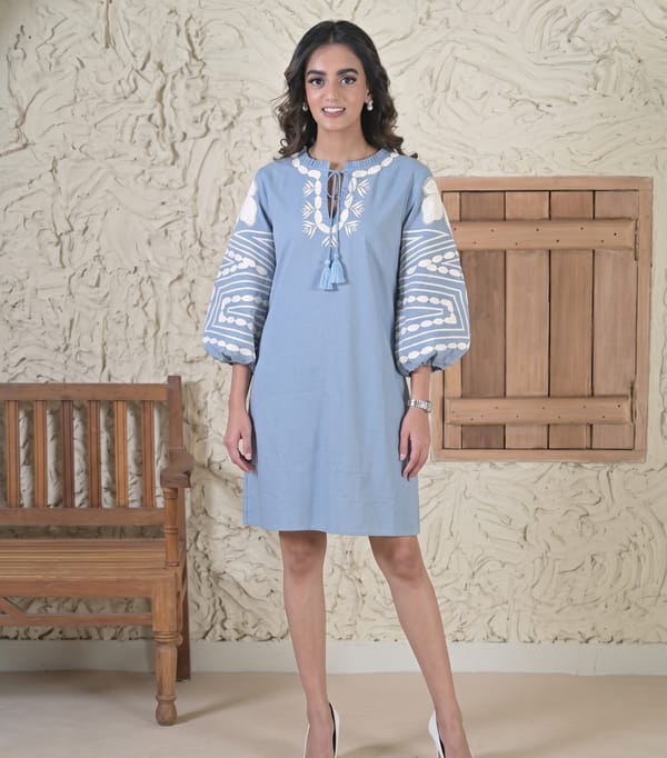 Botanical Maze Dress — RUCHIKA MALLIKA LABEL