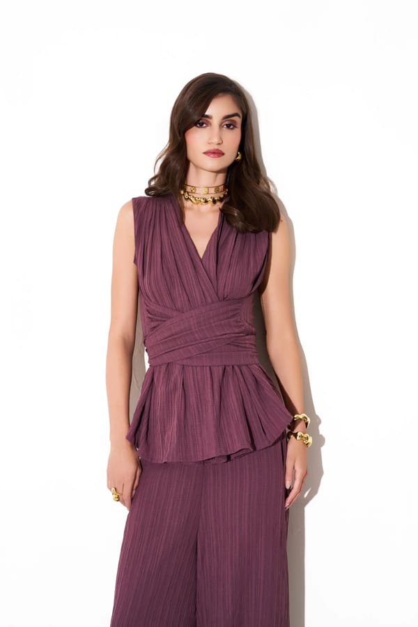ELEANOR Tie-Up Top — Torqadorn