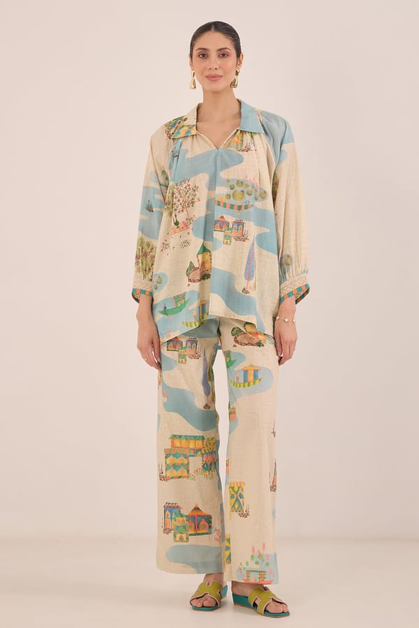 SAFAR RAGLAN COORD SET — SHIVANI BHARGAVA