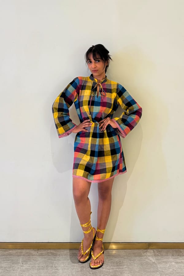 Mosaic Multicolour Dress — ORGANIQUE