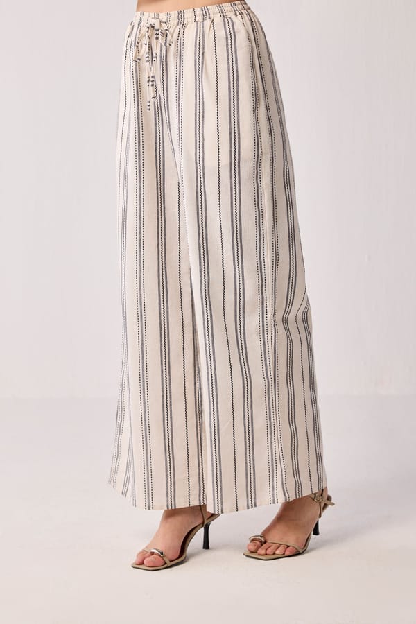 Wide-leg Drawstring Pants — REISTOR